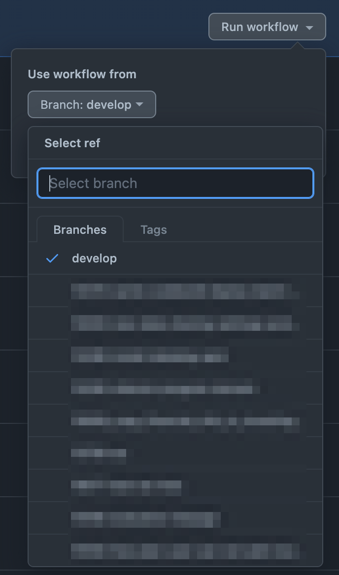 GitHub ActionsのWorkflow Dispatch