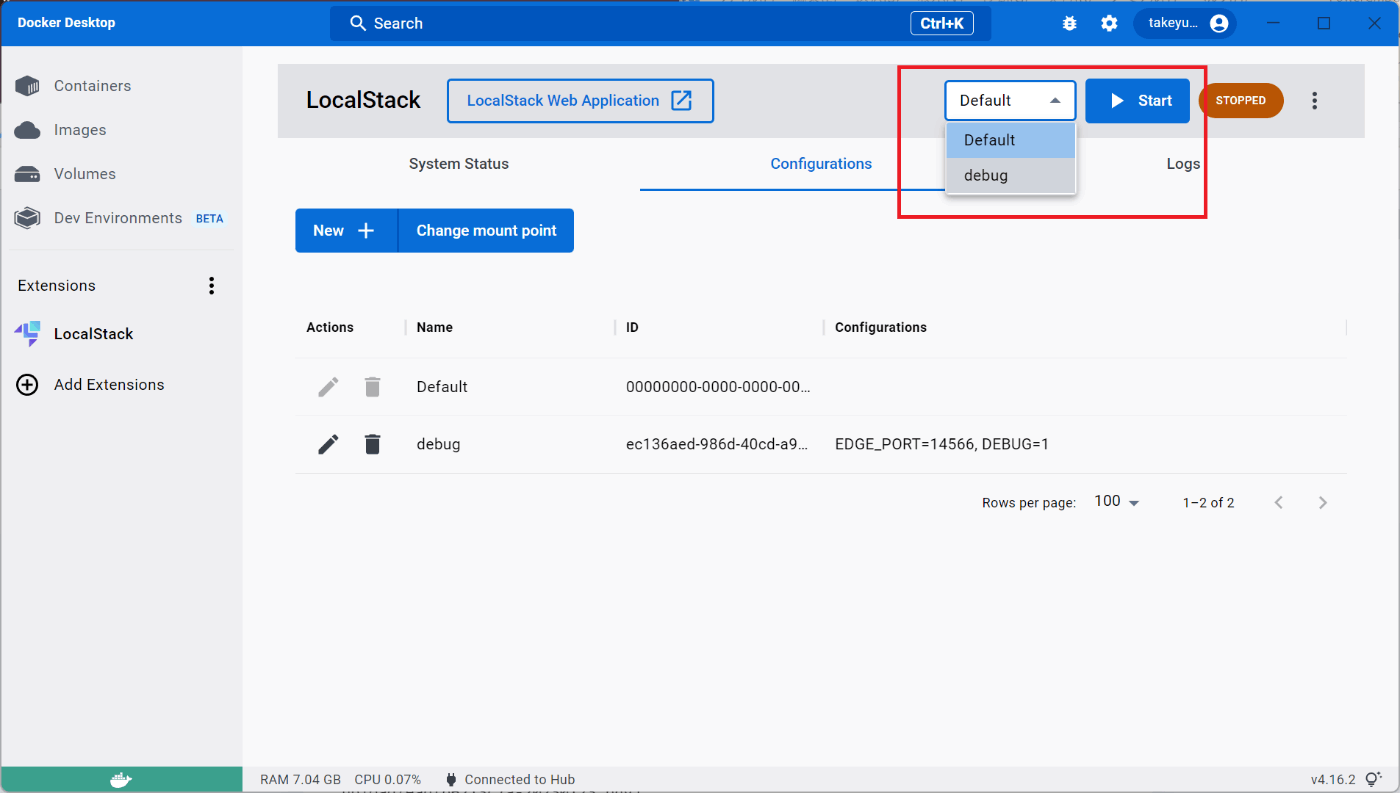 Configuration の利用