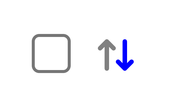 チェックなしのときのアイコン画面キャプチャ