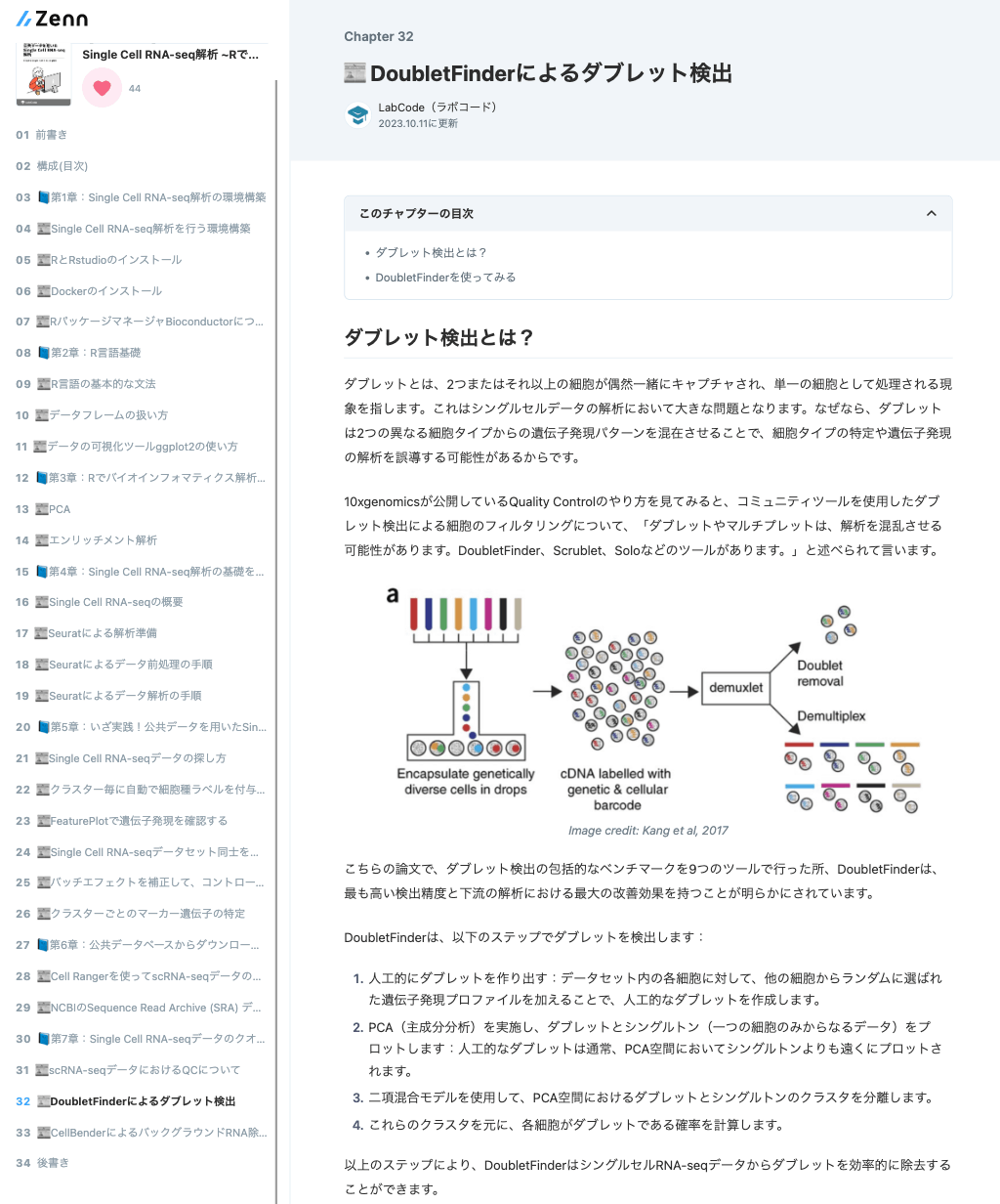 📘 第8章：Single Cell RNA-seqデータのクオリティコントロール