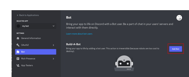 Add Bot