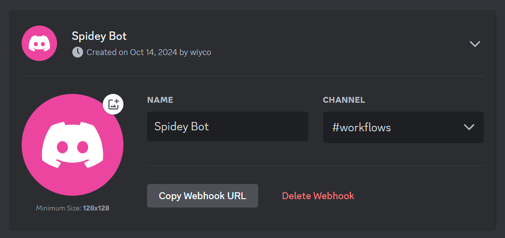 New Webhook