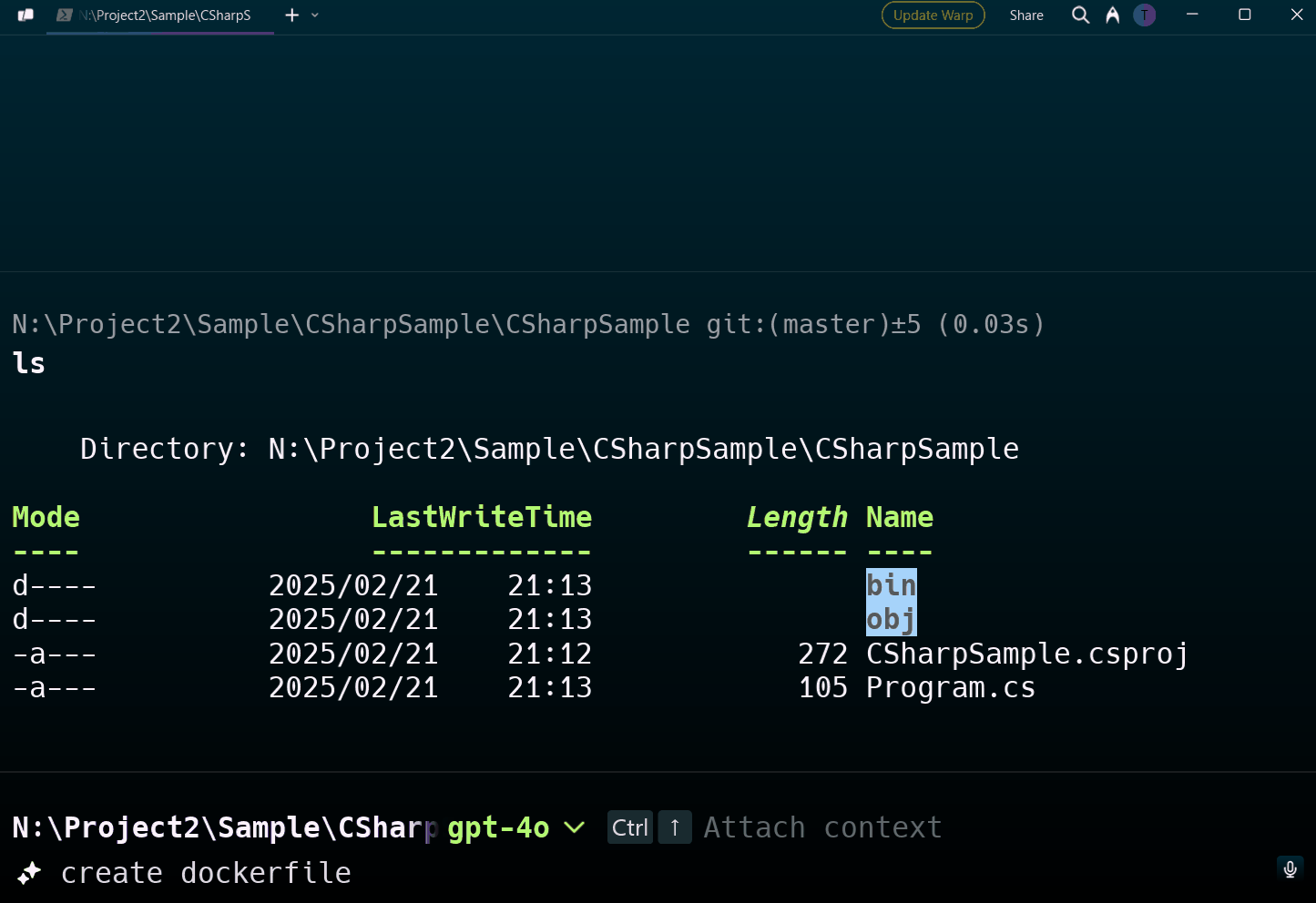 createdockerfile