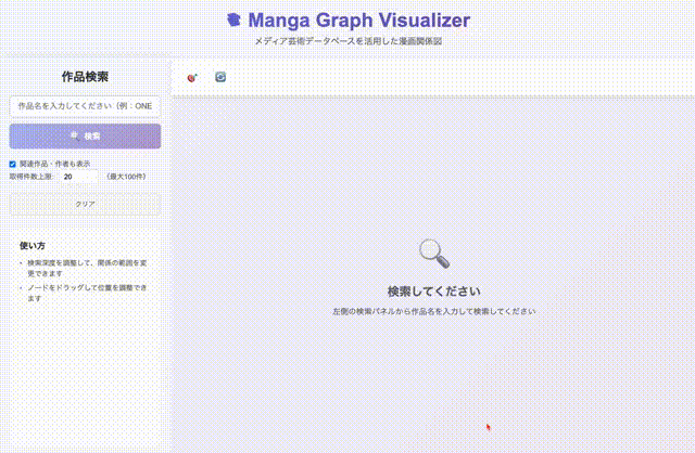 Manga_Graph_Visualizer_demo