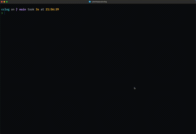 cclogの動作デモ