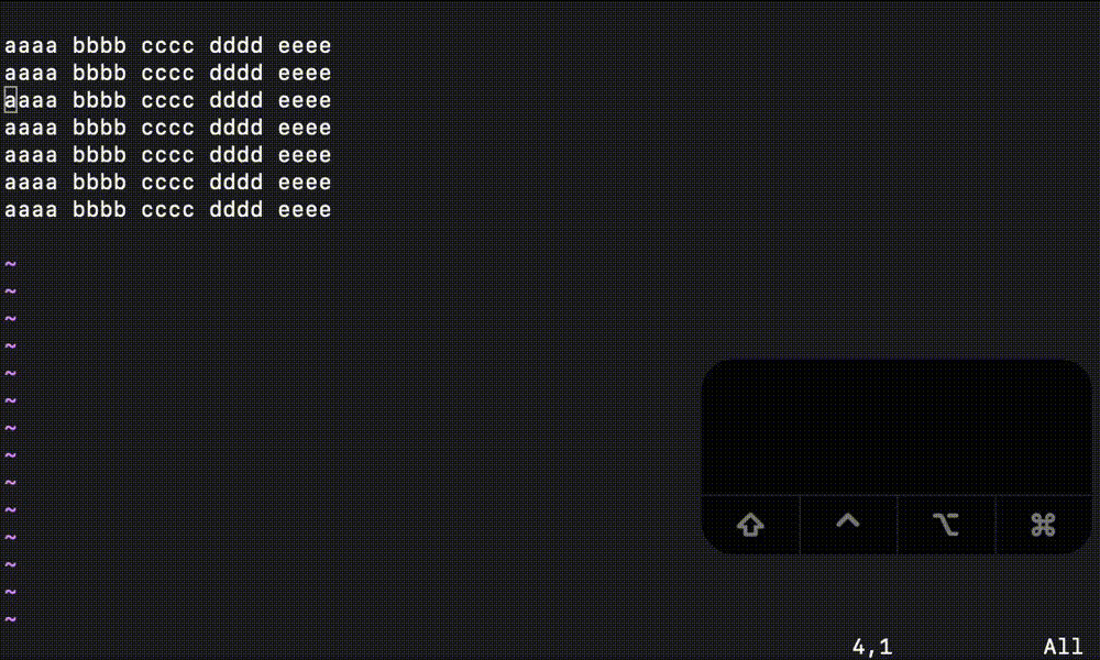 Vimの一つ戻る(u)と一つ進む(Ctrl + r)について解説する