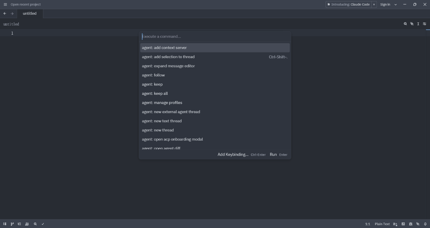 コマンドパレット