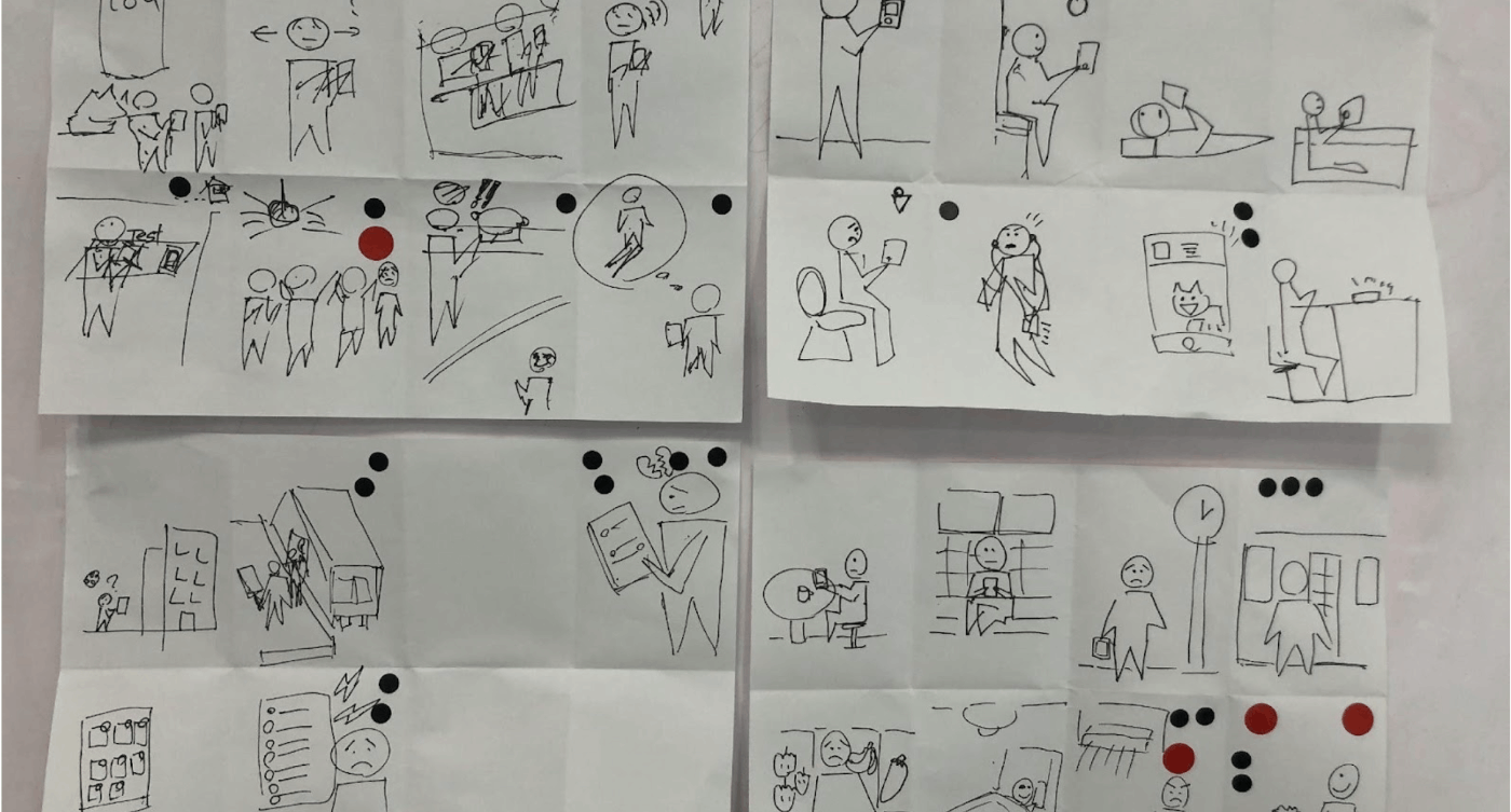 手書きしたクレイジーエイトの画像