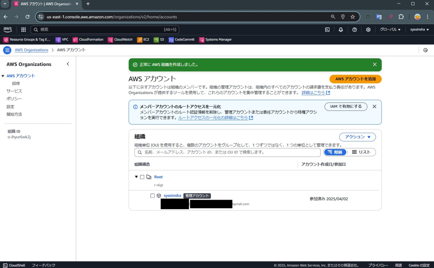 AWS IAM Identity Center&AWS Organizationsを作ろう! AWS IAM Identity Center&AWS Organizationsを作ろう!