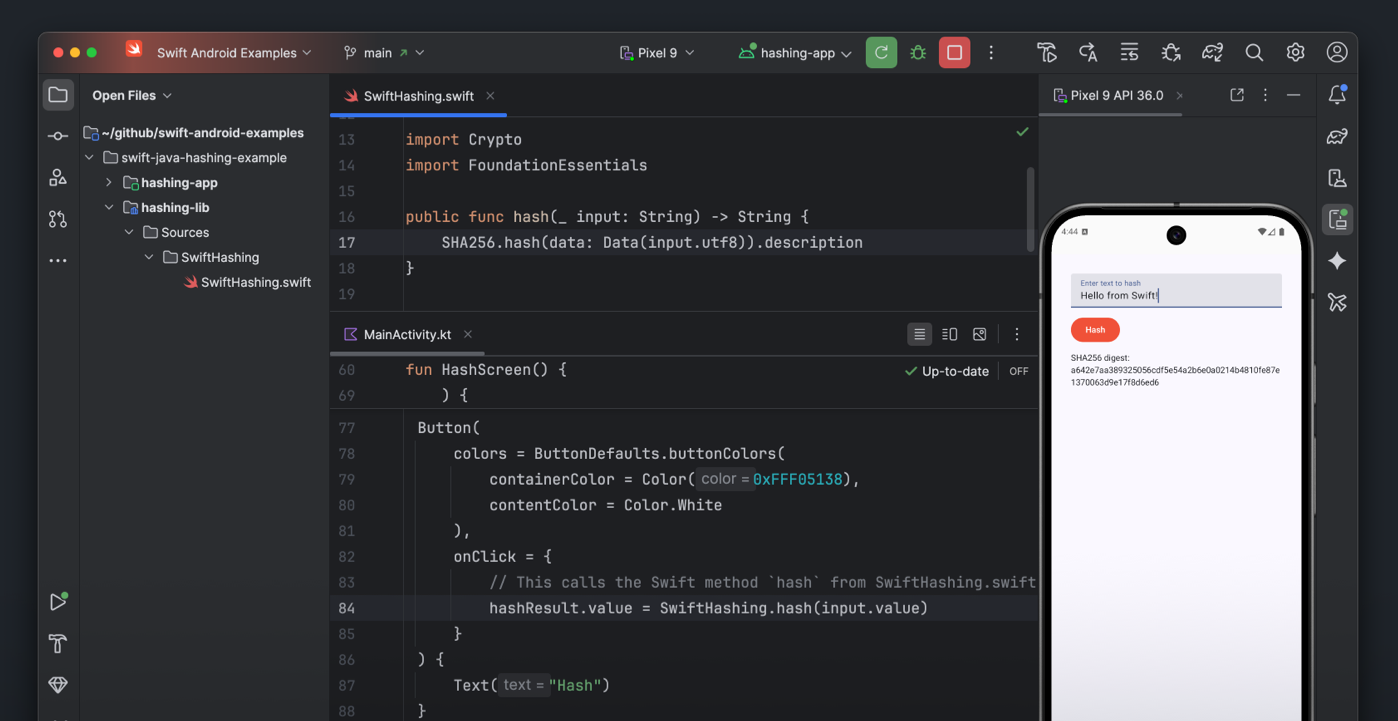 Swift SDK for Android