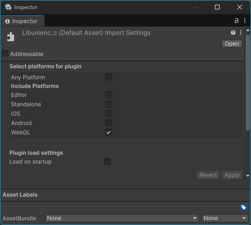 Unity：Web ビルド用 Wasm プラグインを Rust で作る