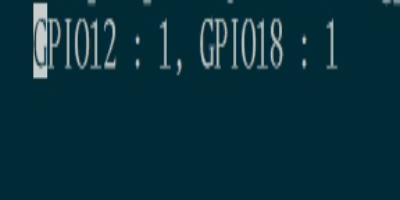 GPIO18とGPIO12の入力