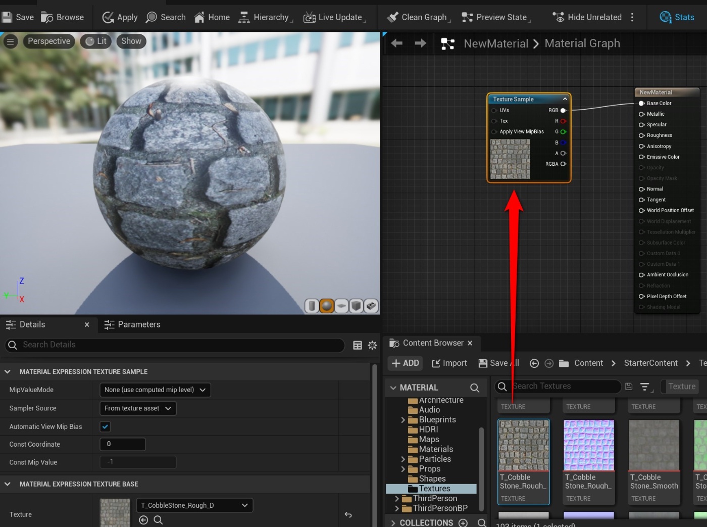 マテリアルの基本を初心者向けに解説 Ue5 Ue4 Unreal Engine 5 の教科書