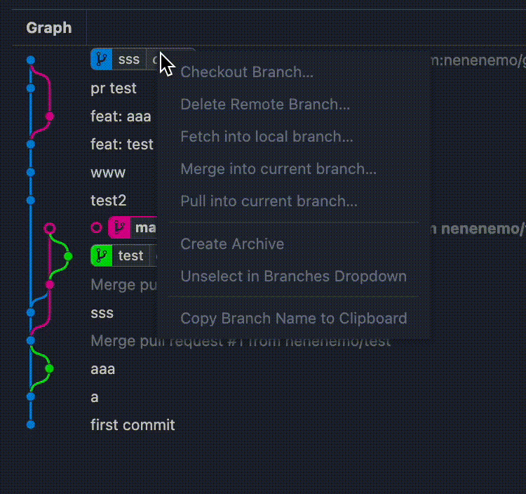 【GitのGUIツール】Git Graphのわかりやすい使い方