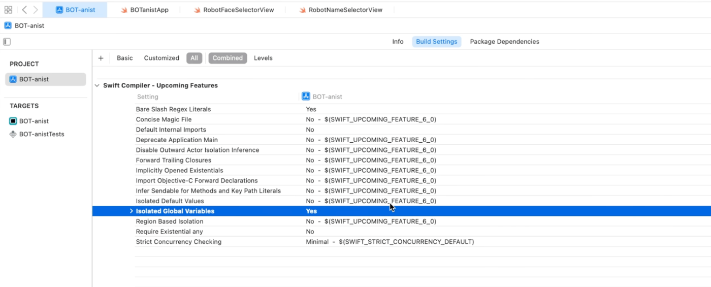 Upcoming language features