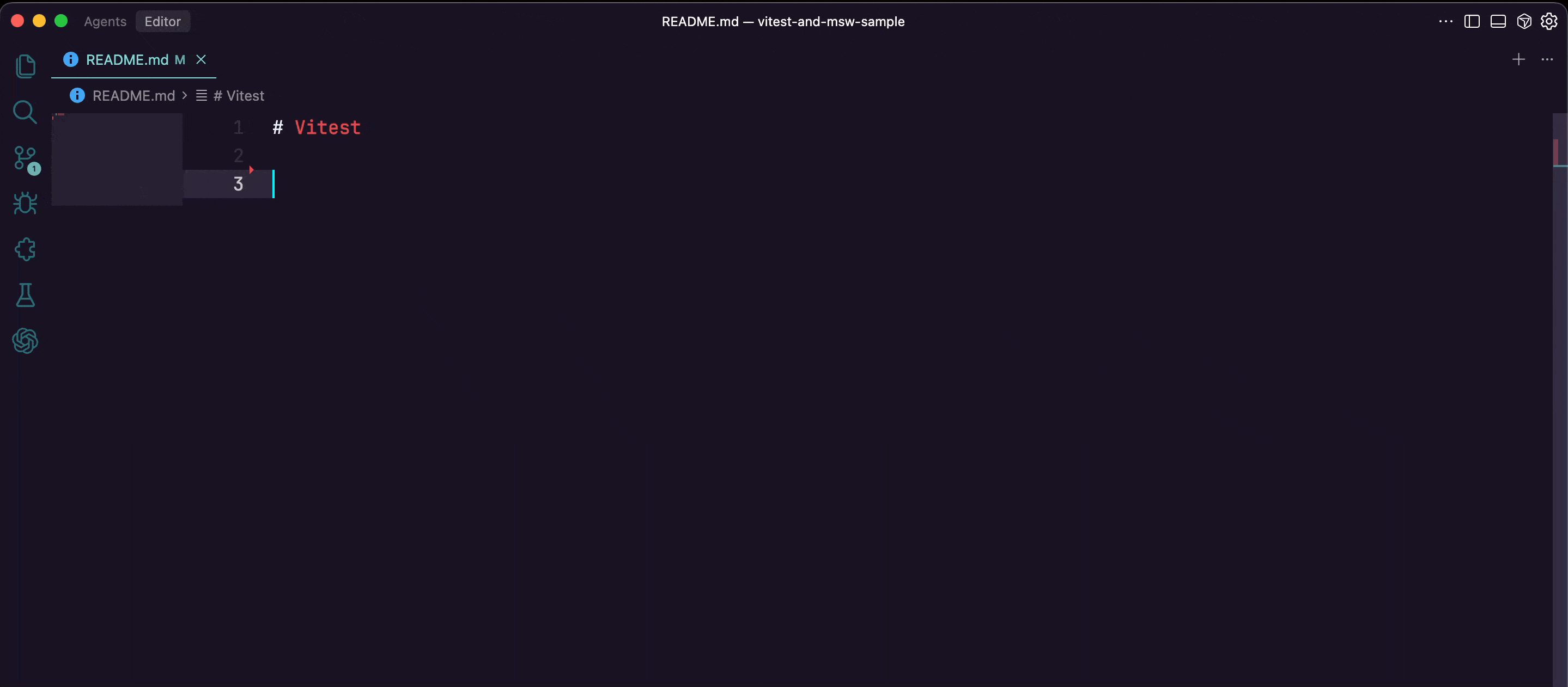 アイコン表示・非表示の操作gif