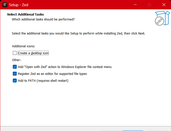 インストール時の設定