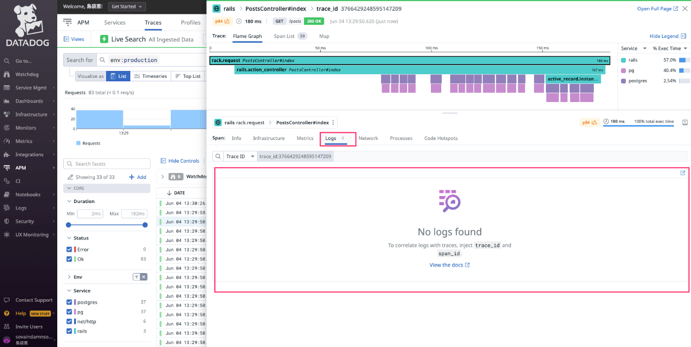 Datadog APM