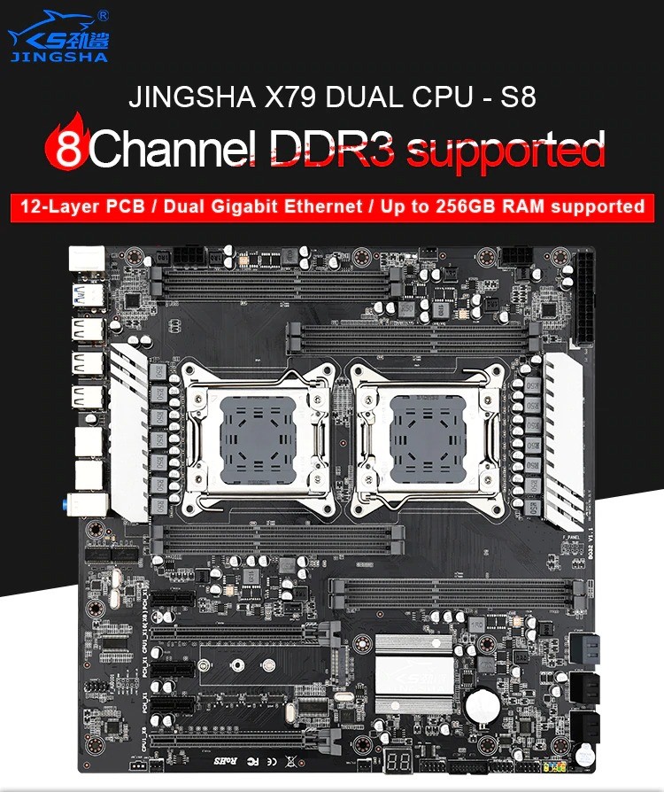 O*i様 デュアルXeon 自作サーバー 96GB メモリ Proxmox動作品 激安なデュアルCPU開発機(サーバ)を自作する