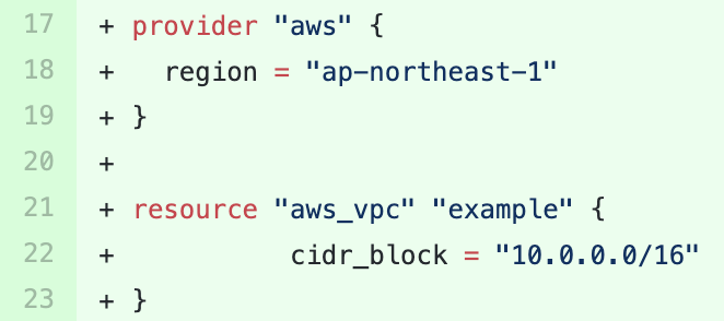 https://github.com/HomMarkHunt/awesome-terraform-impl/commit/c34bc63fdcb5f12210b435623d52fdbfd4923b56#diff-dc46acf24afd63ef8c556b77c126ccc6e578bc87e3aa09a931f33d9bf2532fbbR21-R23