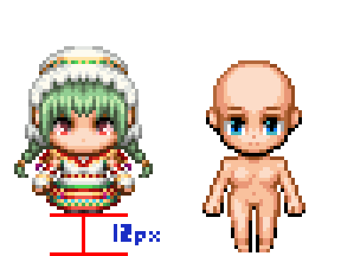 Rpgツクールmz キャラクターの三頭身改変手順