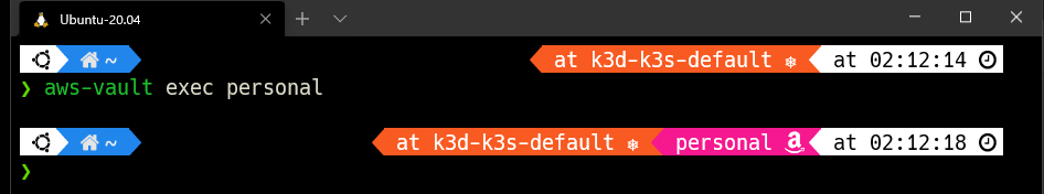 terminalのスクショ