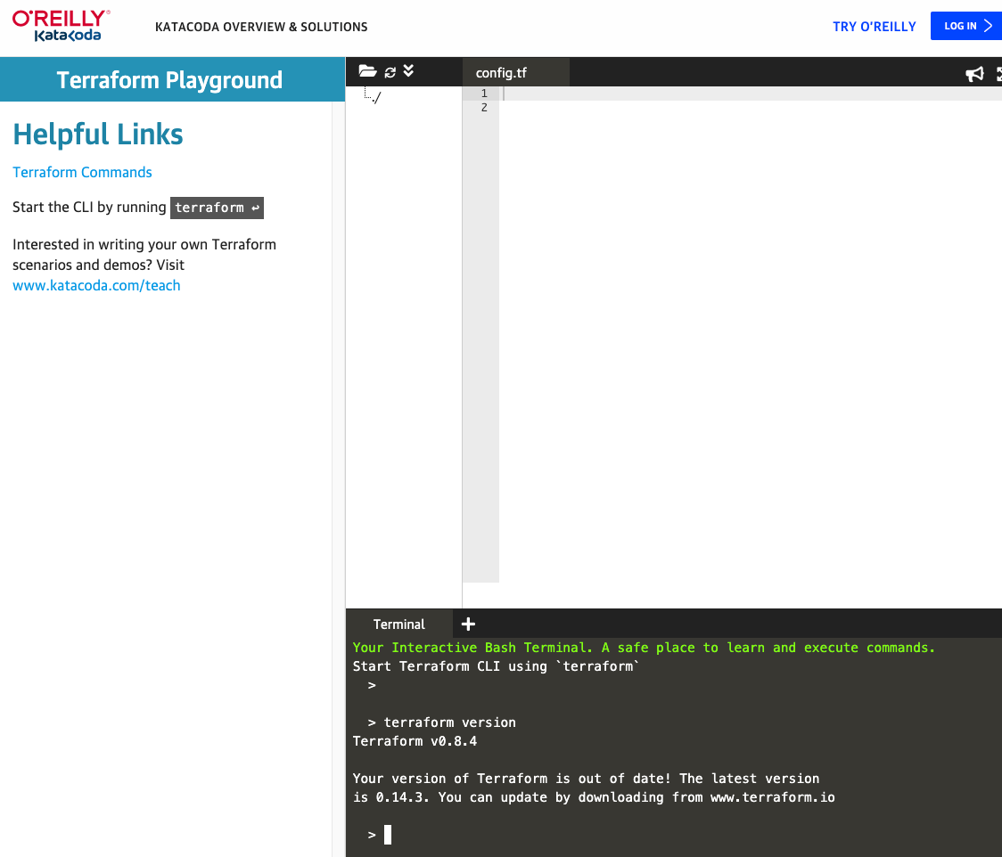 The Terraform Playground を作ろうとしている話