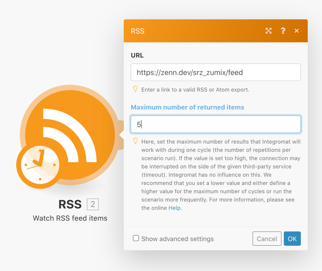 rss config