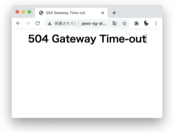 504 Gateway Time-out