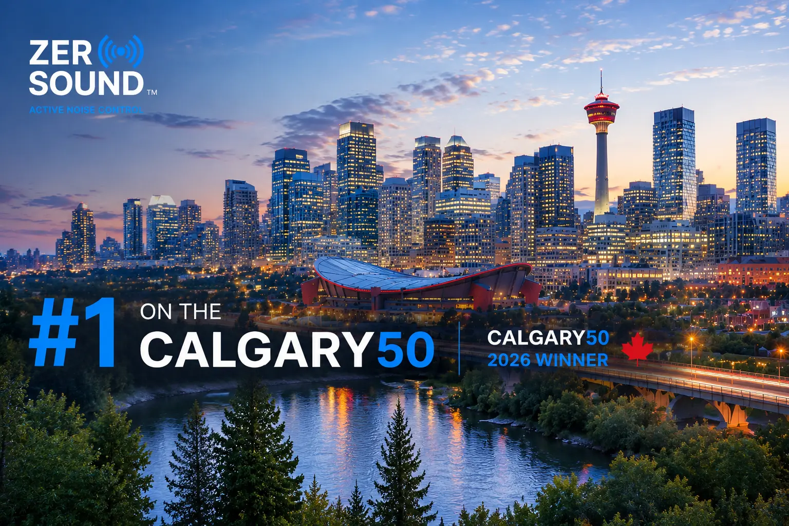 ZeroSound Ranked #1 on ScaleUp Canada’s Calgary50