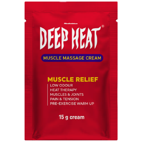 Deep Heat Muscle Massage Cream 15g