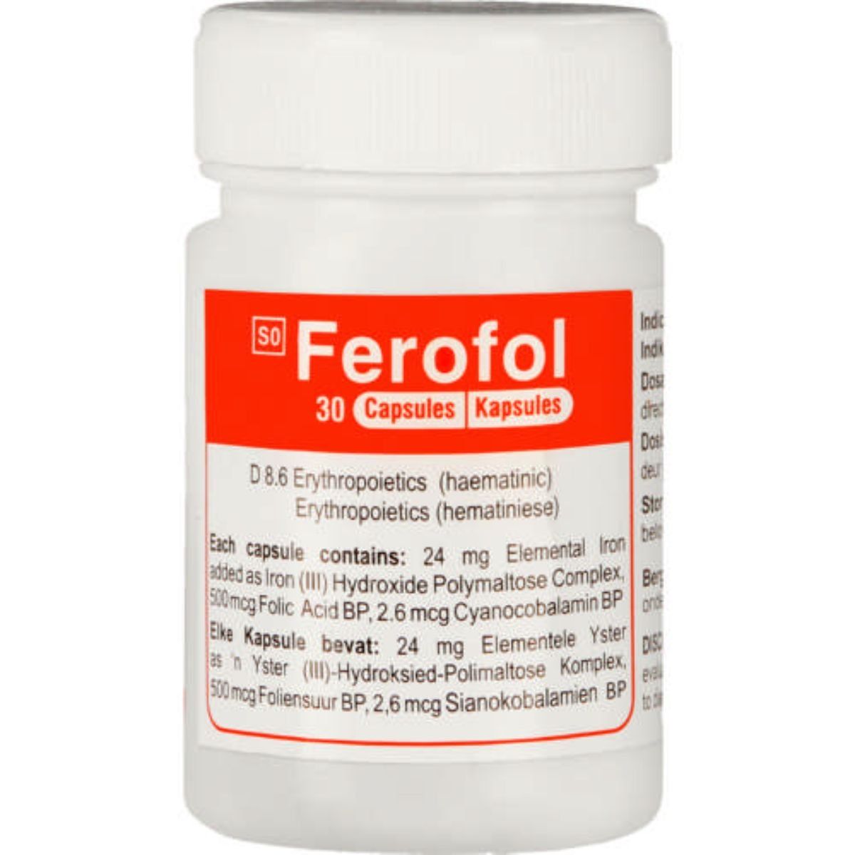 Ferofol 30 Capsules