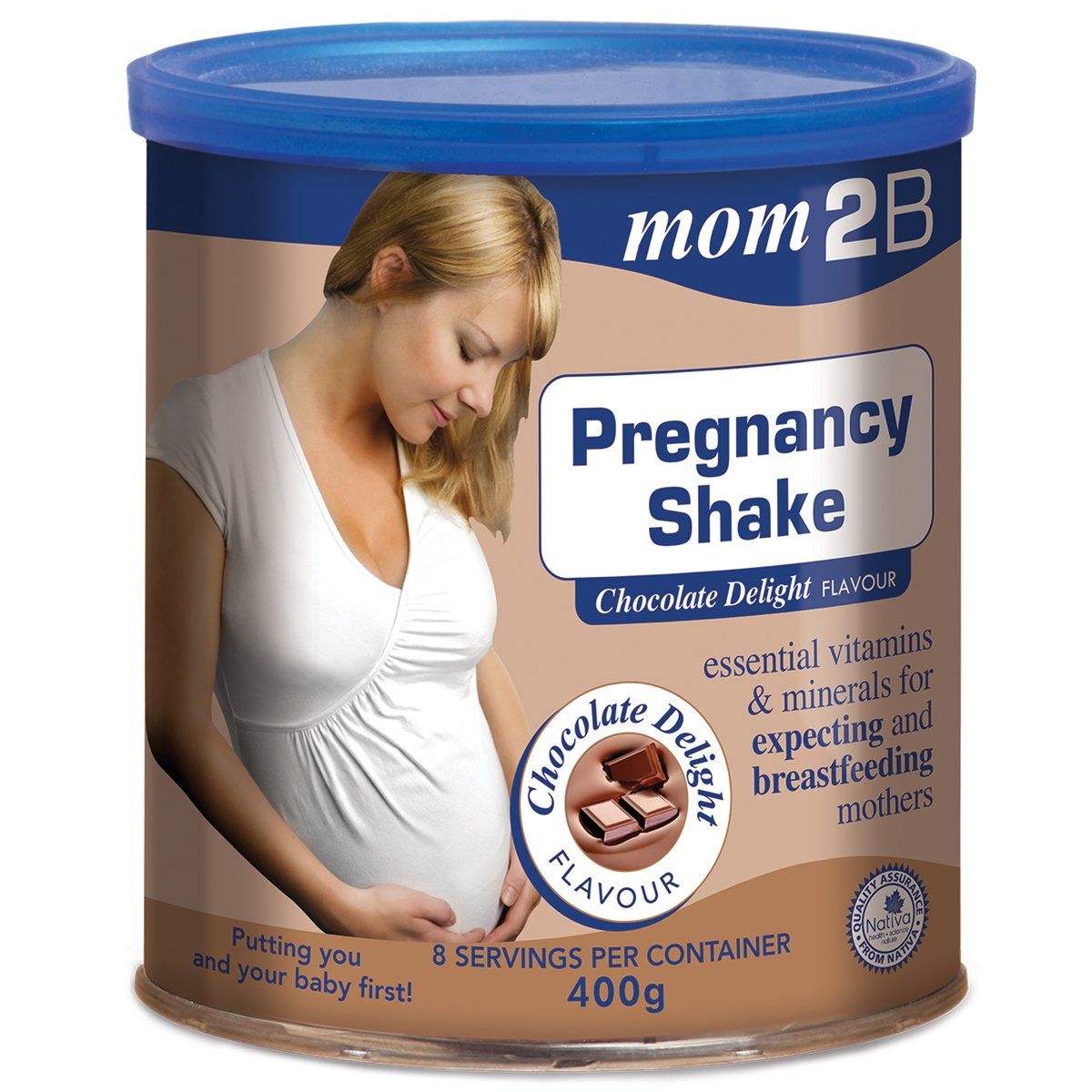 Mom2B Pregnancy Shake Chocolate 400g powder