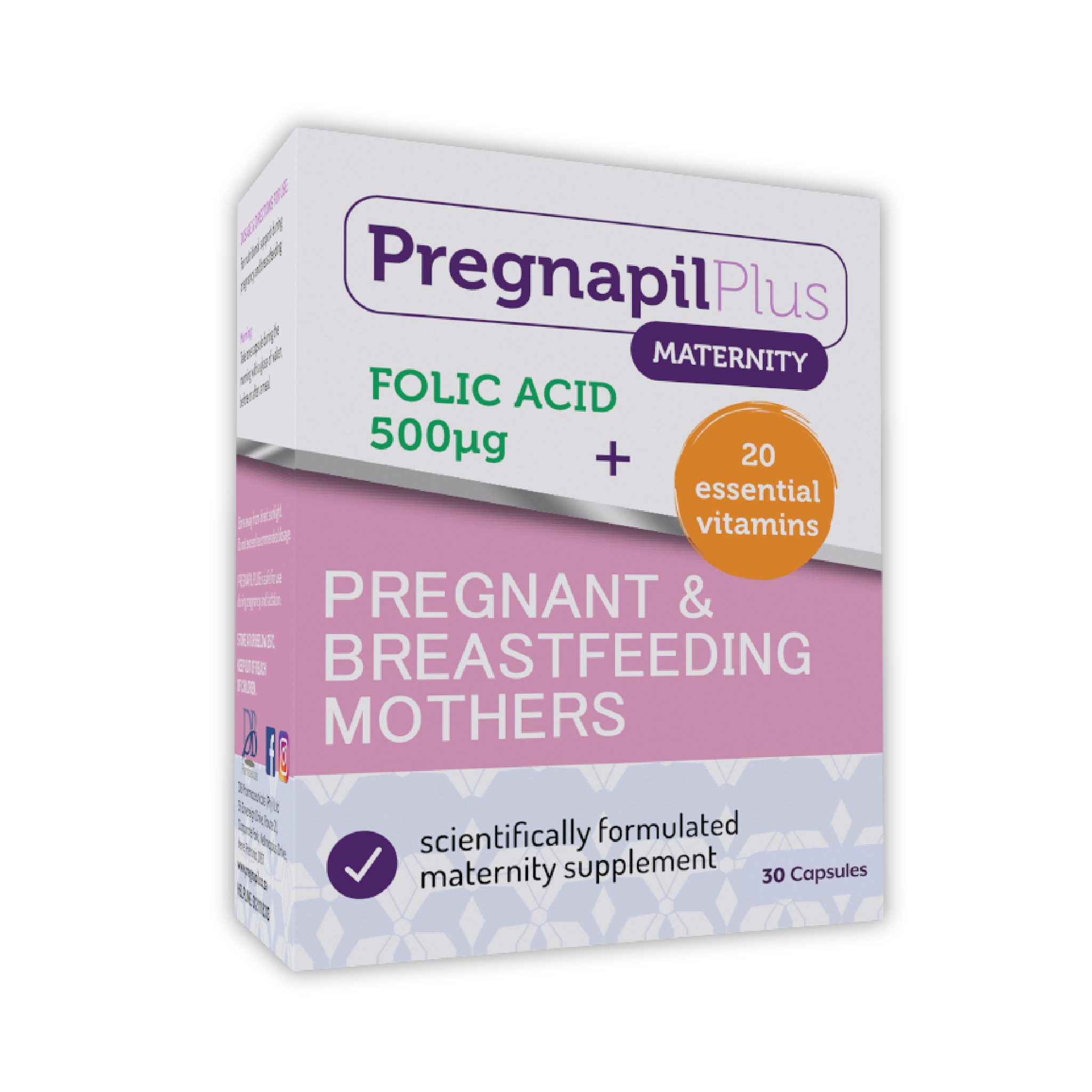 Pregnapil Plus Caps 30