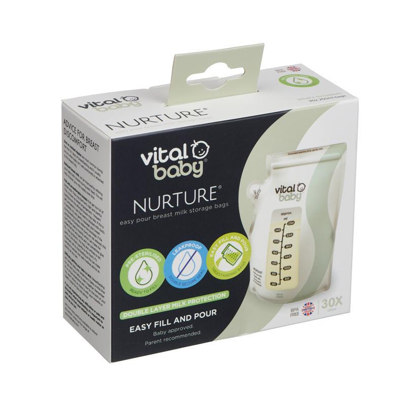 Vital B Breast Milk Storage Bags 250ml - Zoie Health Shop and Pharmacy