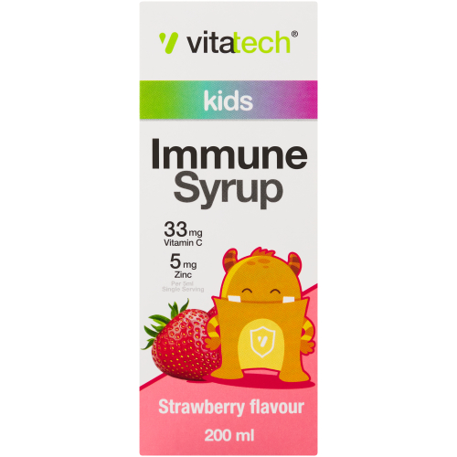 Vitatech Kids Immune Syrup Strwbry 200ml