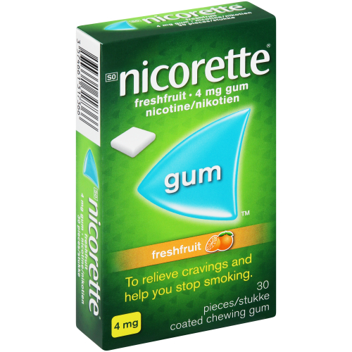 Nicorette Gum Fresh Fruit 4mg 30