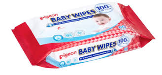 Pigeon Baby Wipes 100% Pure Water 80pk