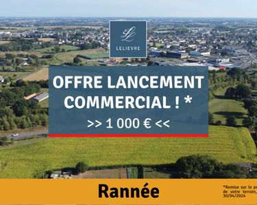 Terrain 413 m² Rannee