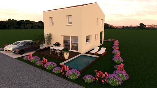 Idéale premier achat ou investisseur : Maison neuve avec jardin sur Vias 