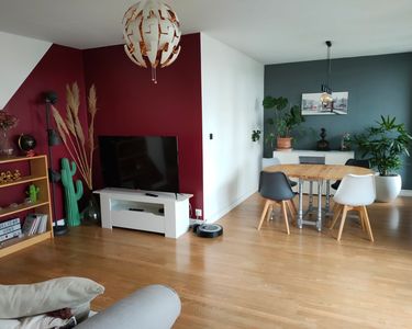 Appartement T4 85m2, Mâcon, balcons 