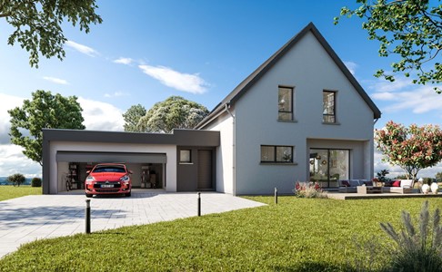 Terrain constructible + maison de 148 m² à Altkirch