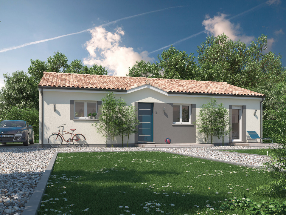 Terrain + maison 64 m²