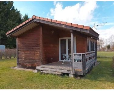 Chalet maison avec terrain clôturé