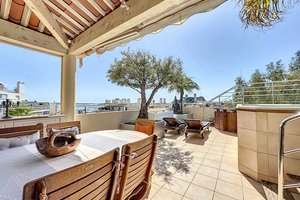 Vente en Nue-Propriété d'un penthouse en plein coeur de Cannes avec Piscine et Vue Mer