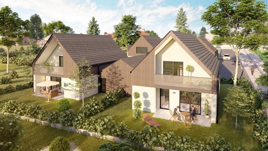 Maison neuve 122m² sur un terrain de 218m² à Bischoffsheim