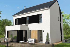 Projet de construction d'une maison 132 m² avec terrain ...