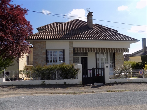 Maison des années 65/70 rénovée avec un jardin clos