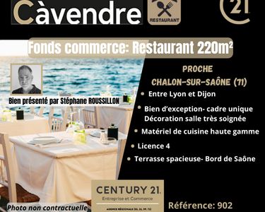 Restaurant 220 m² CHALON SUR SAONE