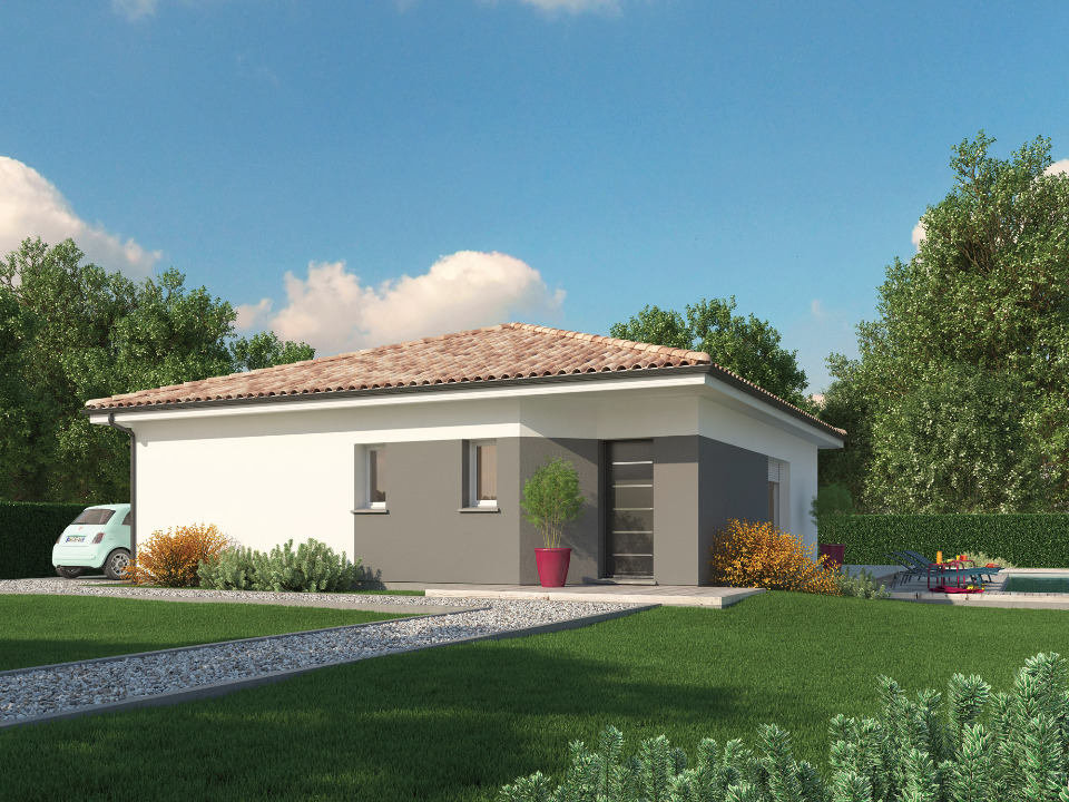 Terrain + maison 90 m²